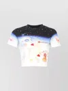 Casablanca Galactic Connection Crew Neck T-shirt In Multi