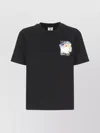 Casablanca Galactic Connection Crewneck T-shirt In Black