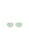 Casablanca Geometric Frame Sunglasses In Neutral