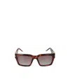Casablanca Geometric Frame Sunglasses In Gray
