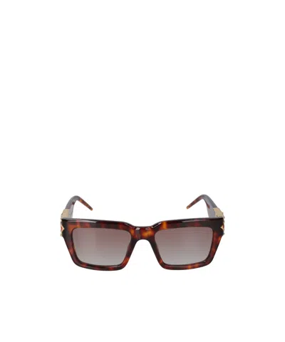 Casablanca Geometric Frame Sunglasses In Gray