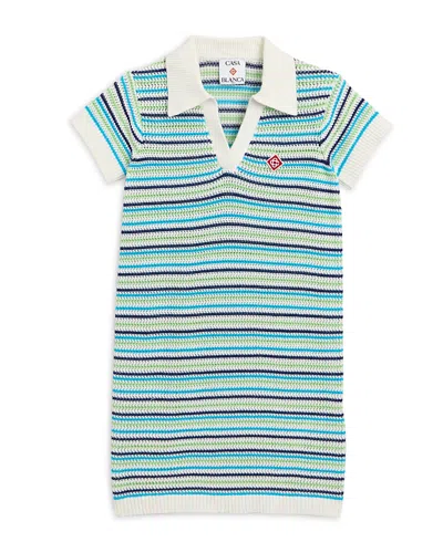 Casablanca Girls' Knit Short Sleeve Dress - Little Kid, Big Kid In Multi
