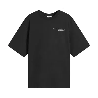 Pre-owned Casablanca Glitch Orchid Oversized T-shirt 'black' | Men's Size M