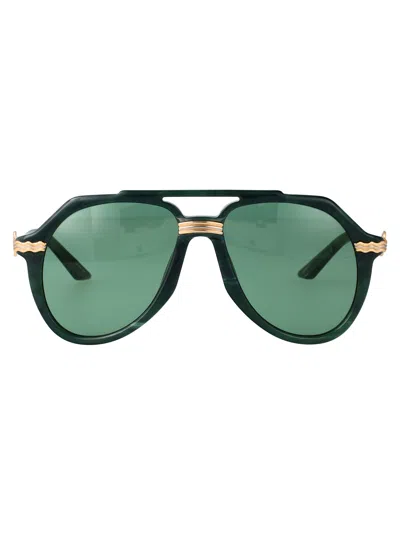 Casablanca / Gold Acetate Sunglasses