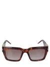 Casablanca Square Frame Monogram Sunglasses In Brown