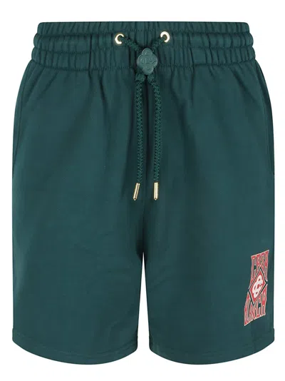 Casablanca Stacked Logo Sweatshorts Back Pocket In Gothic Stacked Log