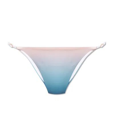 Casablanca Gradient Bikini Bottom In Blue