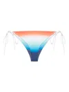 Casablanca Gradient String Bikini Bottom Multicolor In Blue