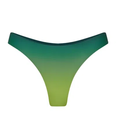 Casablanca Gradient Bikini Bottoms In Green