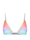 Casablanca Gradient Bikini Top In Multi