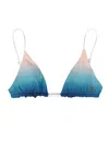 Casablanca Gradient Bikini Top In Multicolour