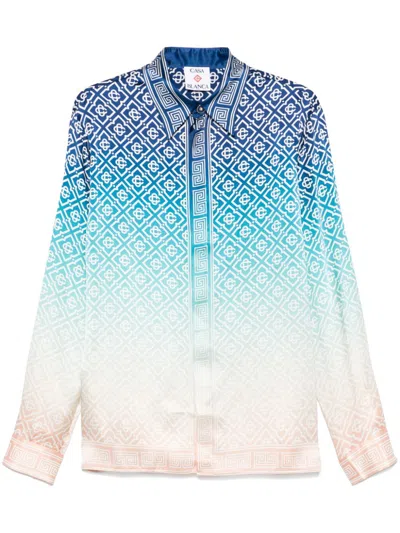 Casablanca Gradient-effect Shirt In Multicolor