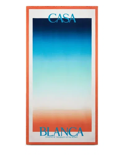Casablanca Gradient-effect Towel In White