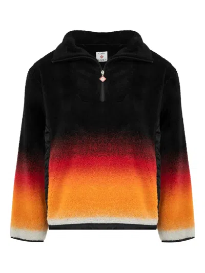 Casablanca Gradient-effect Zip Sweatshirt In Multi