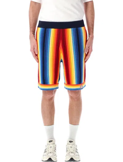 Casablanca Gradient Towelling Shorts In Multicolor