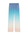 Casablanca Gradient Jacquard Casual Pants In Blue