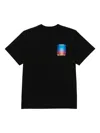 Casablanca Gradient Logo T-shirt In Black