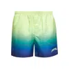 Casablanca Gradient Monogram Pattern Shorts With Sophisticated Waistband For Men In Multi