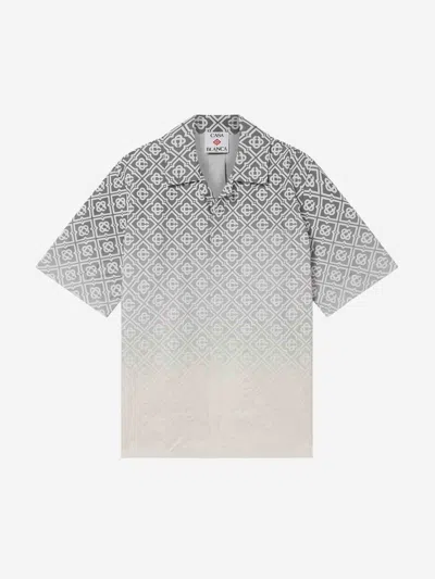 Casablanca Gradient Monogram Shirt In Grey