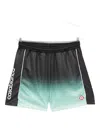 Casablanca Gradient Monogram Jacquard Football Shorts In Black