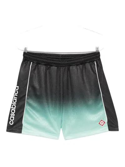 CASABLANCA GRADIENT PANELLED SHORTS
