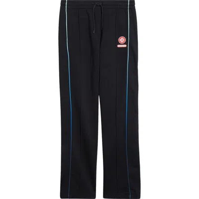 Casablanca Gradient Piping Organic Cotton Drawstring Pants In Black