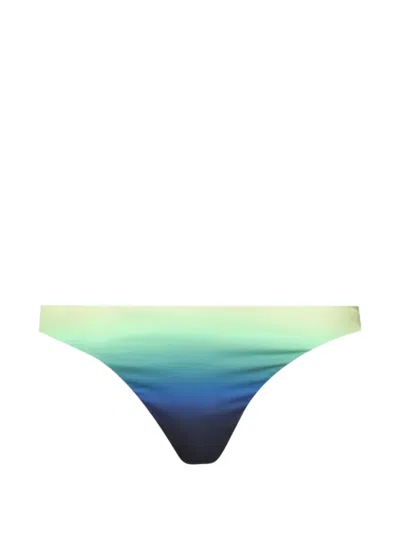 Casablanca Gradient-print Bikini Bottoms In Brown