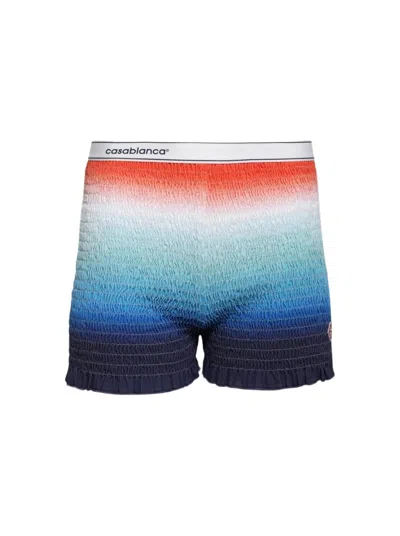 Casablanca Gradient Shirred Short Multicolor