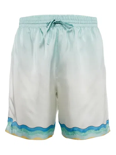 Pre-owned Casablanca Gradient Silk Shorts