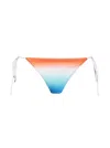 Casablanca Gradient String Bikini Bottom Multicolor In Blue