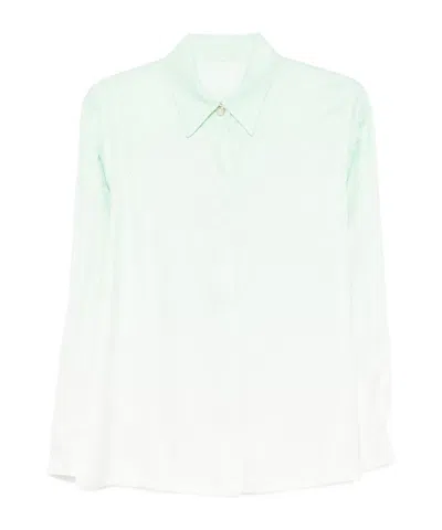 Casablanca Gradient Textured Shirt In White