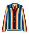 Casablanca Giubbino In Misto Cotone Ricamato Uomo In Multicolor