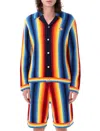 Casablanca Gradient Towelling Cardigan In Multicolor