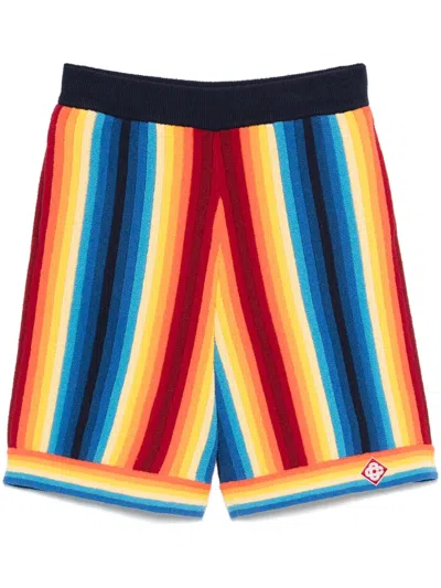 Casablanca Gradient Towelling Shorts In Multicolor