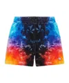 Casablanca The Gradient Towelling Bermuda And Short Multicolor In Blue