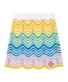 Casablanca Ladies Gradient Wave Gradient Wave Crochet Skirt In Multicolor