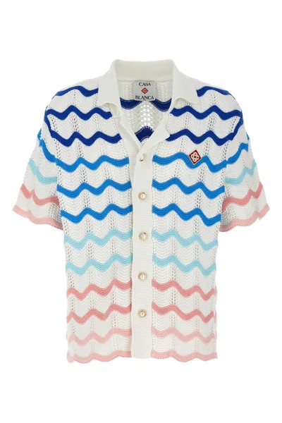 CASABLANCA CASABLANCA 'GRADIENT WAVE' SHIRT