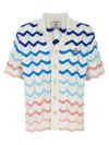 Casablanca Wave Shirt In Multicolor