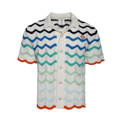 Pre-owned Casablanca Gradient Wave Shirt 'multicolor' | Multi-color | Men's Size L