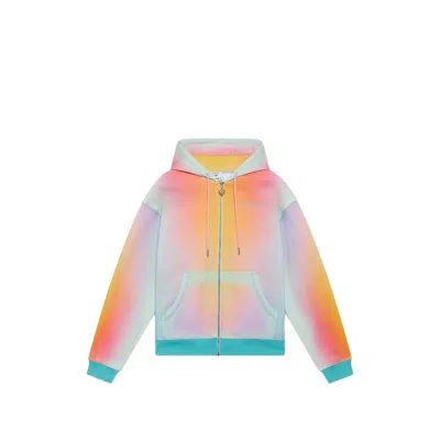Casablanca Gradient Zip-up Hoodie In Multi