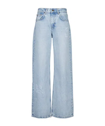 Casablanca Grafitti Jeans In Blue