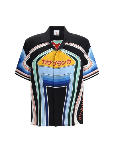 CASABLANCA GRAPHIC MOUNTAIN SHIRT