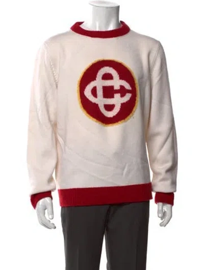 Pre-owned Casablanca Graphic Print Crew Neck Pullover In Multicolor