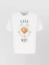 Casablanca Print T-shirt In White