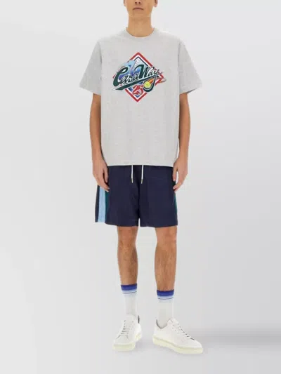 CASABLANCA GRAPHIC PRINT CREW NECK T-SHIRT