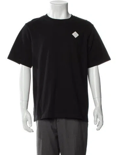 Pre-owned Casablanca Graphic Print Crew Neck T-shirt In Black