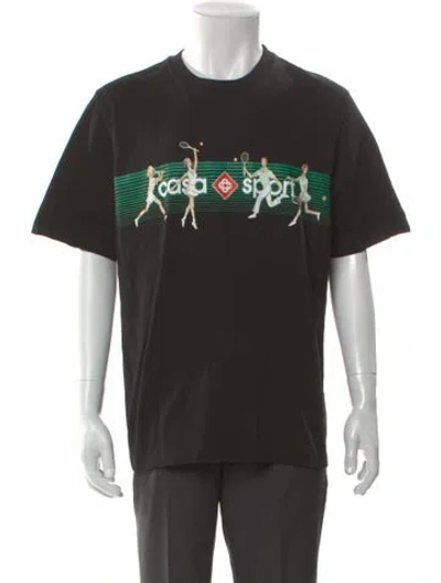 Pre-owned Casablanca Graphic Print Crew Neck T-shirt In Multi