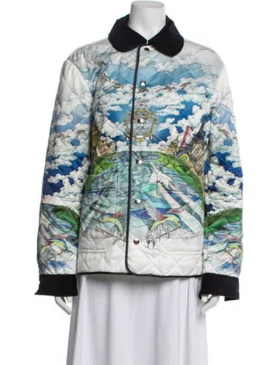 Pre-owned Casablanca Graphic Print Jacket In Multicolor