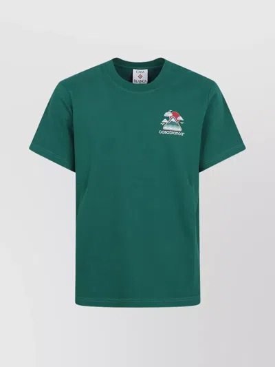 CASABLANCA GRAPHIC PRINT MOUNTAIN T-SHIRT