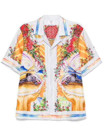 CASABLANCA GRAPHIC PRINT SHIRT